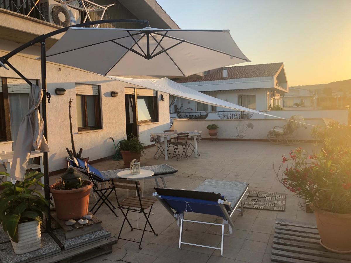Attico Terramare - Beach & Maxi Terrace & Electricbbq Санта-Маринелла Экстерьер фото