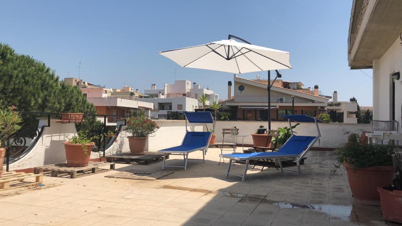 Attico Terramare - Beach & Maxi Terrace & Electricbbq Санта-Маринелла Экстерьер фото